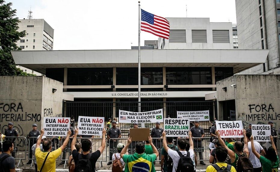 Consulado dos EUA em SP Convoca Influenciadores Anti-Lula em Meio a Tensão Eleitoral