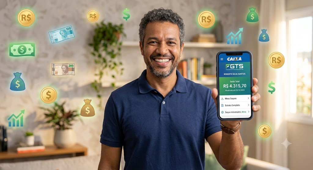 FGTS distribui R$ 13 bilhoes em lucros veja como consultar o seu saldo no celular
